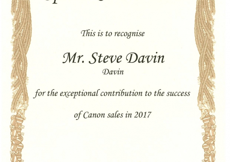 La société Davin invitée au Japon par Canon Europe